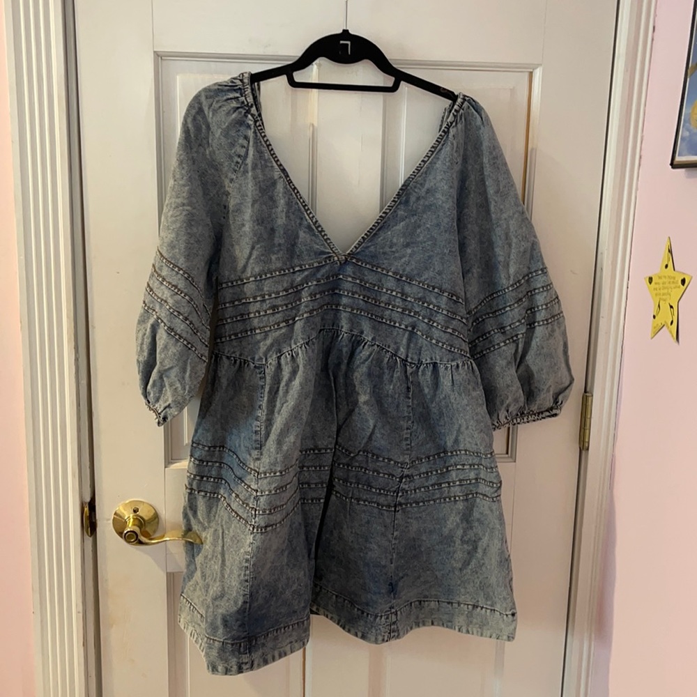 Denim Free People Dress